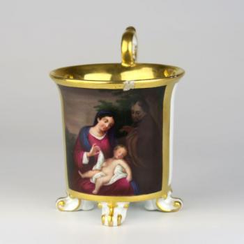 Teacup - white porcelain - 1850 Teacup - white porcelain - 1850