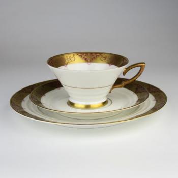 Cup and Saucer - white porcelain - 1930 Cup and Saucer - white porcelain - 1930