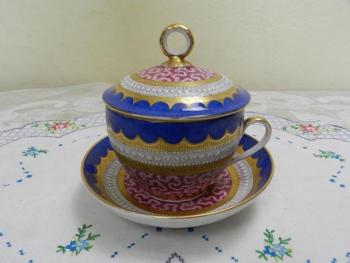 Cup and Saucer - porcelain - 1850 Cup and Saucer - porcelain - 1850