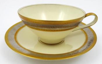 Cup and Saucer - porcelain - 1957 Cup and Saucer - porcelain - 1957