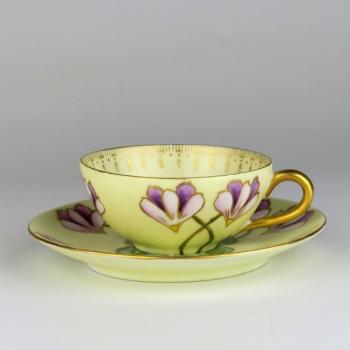 Cup and Saucer - porcelain - 1910 Cup and Saucer - porcelain - 1910