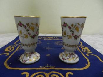 Porcelain Mugs - porcelain, painted porcelain - 1930 Porcelain Mugs - porcelain, painted porcelain - 1930