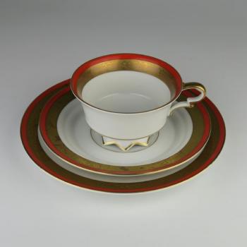 Cup and Saucer - white porcelain - 1920 Cup and Saucer - white porcelain - 1920