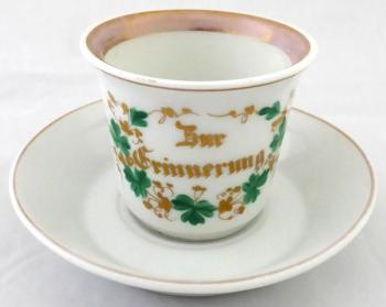 Cup and Saucer - porcelain - 1840 Cup and Saucer - porcelain - 1840