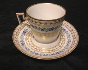 Cup and Saucer - porcelain - Vídeò,Rakousko - 1832