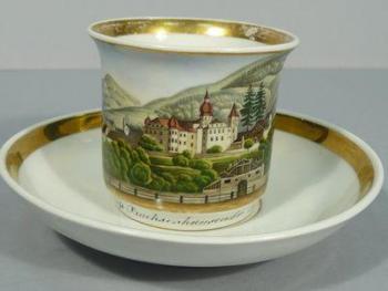 Cup and Saucer - Slavkov - 1840