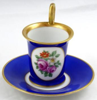 Cup with flowers in medallion - Rosenthal